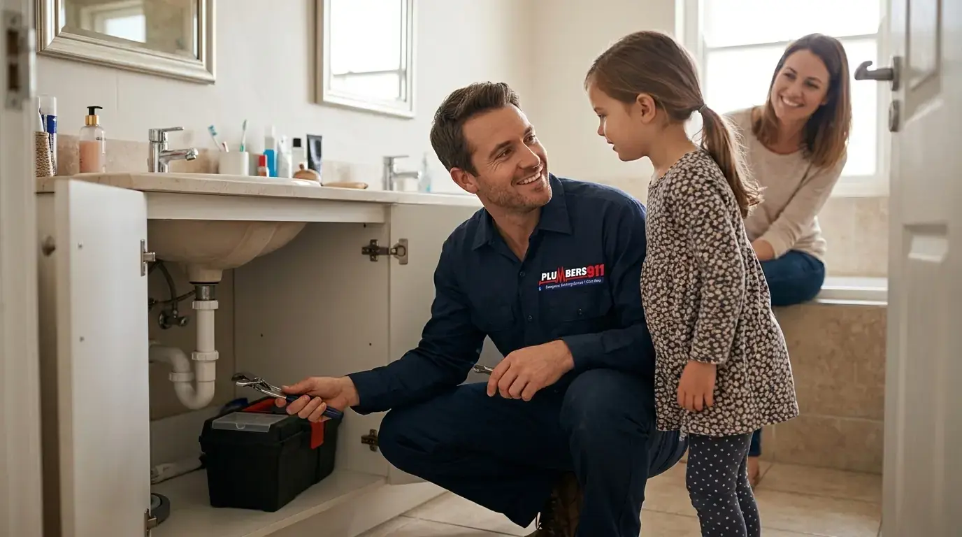 Licensed plumber at work in Midlothian, IL